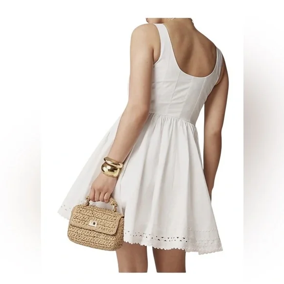 J. crew Fit-and-flare mini dress w/ Rick Rack Trim - Picture 3 of 11